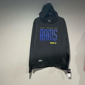 LA Rams, adult combine hooded poly fleece.NWT